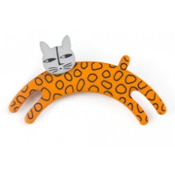 Cat, jumping, curry with...