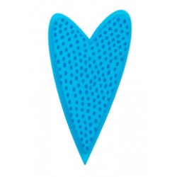 Hjerte, blå m prikker, blå...