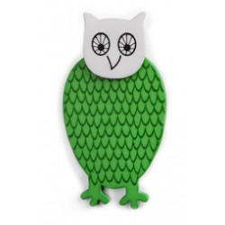 Ugle, grøn m prikker, grå...