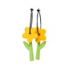 Marguerite, yellow w. orange dots, green stalk