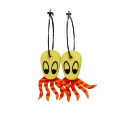 Blæksprutte, orange m...