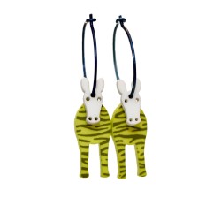 Zebra, green with green...