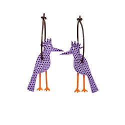 Woodpecker, purple w dark...