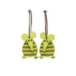 Mus, lang næse, grøn m...