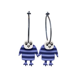 Pingvin, lang, blå m blå...