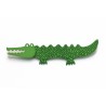 Crocodile, green with green shield, green head