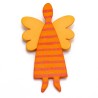 Engel, orange m røde striber, orange vinger