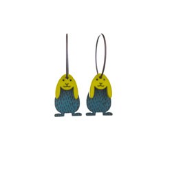 Kanin, hængeører, blå m...