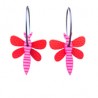 Mosquito, pink with red stripes, red wings w red dots