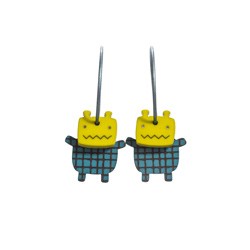 Packman, blue with black...