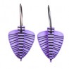 Leaf, triangle, purple with stripes, purple stalk