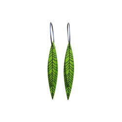 Leaf, narrow, green with...