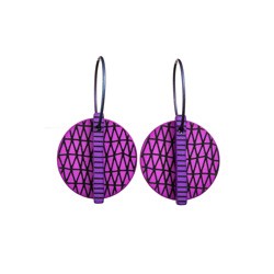 Leaf, round, purple with...