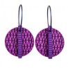 Leaf, round, purple with stripes, purple stalk