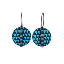 Leaf, round, light blue...