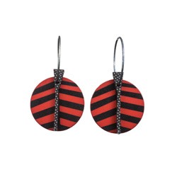 Blad, rund, brun m sorte...